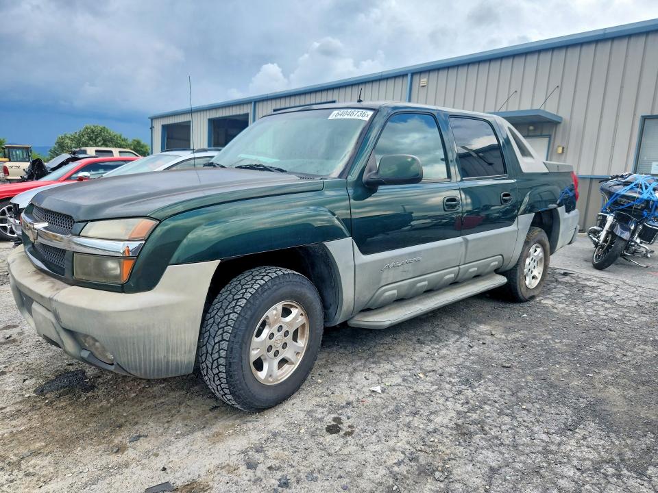Photo 1 from auction – 2002 CHEVROLET AVALANCHE with VIN 3GNEK13T62G172924