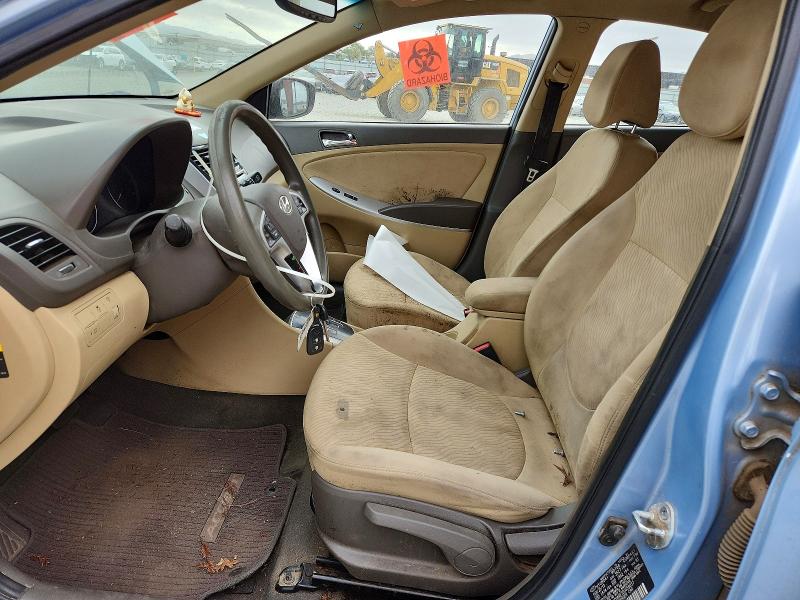 Photo 7 from auction – 2013 HYUNDAI ACCENT with VIN KMHCU4AE7DU459037