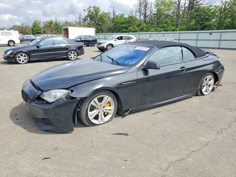 BMW 640 2013 with VIN WBALW7C54DDX58575 - Photo from auction