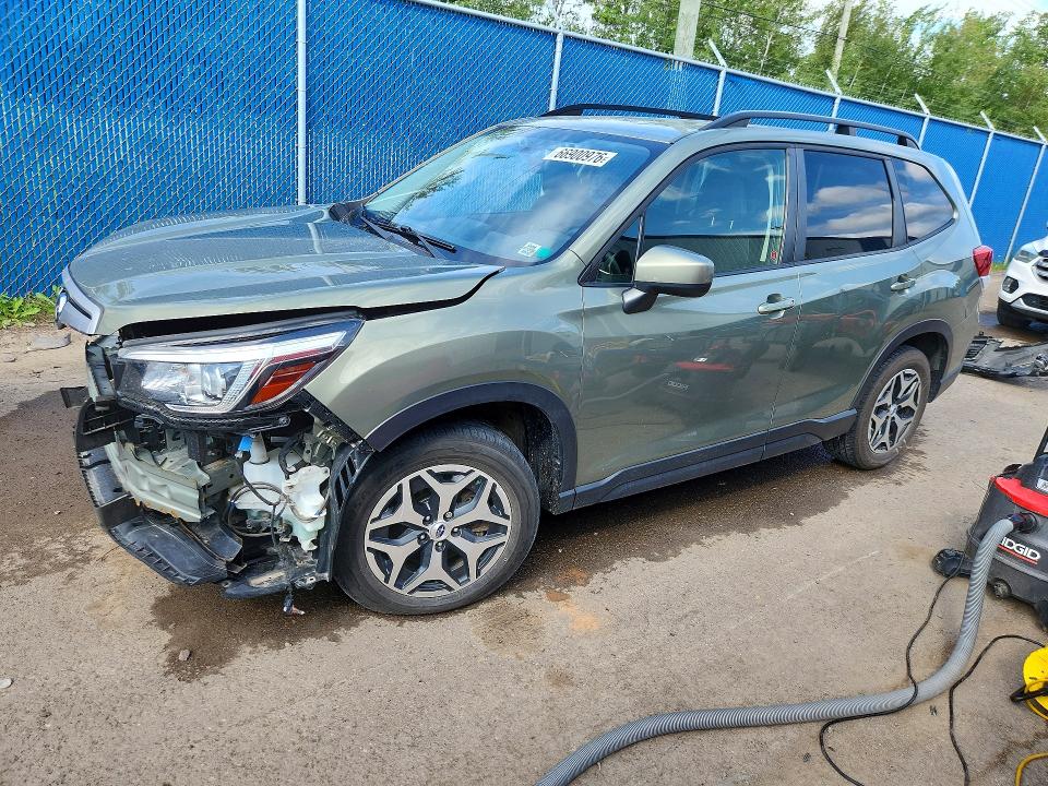 SUBARU FORESTER 2019 with VIN JF2SKEGC7KH455482 - Photo from auction