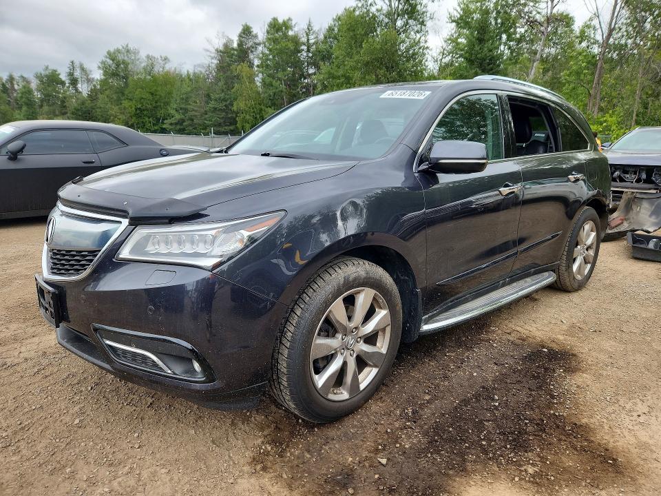 ACURA MDX 2016 with VIN 5FRYD4H80GB507239 - Photo from auction