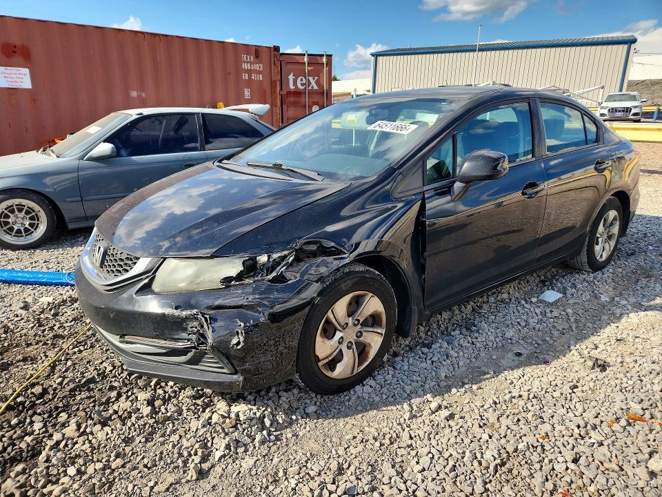HONDA CIVIC 2013 with VIN 19XFB2F53DE010487 - Photo from auction