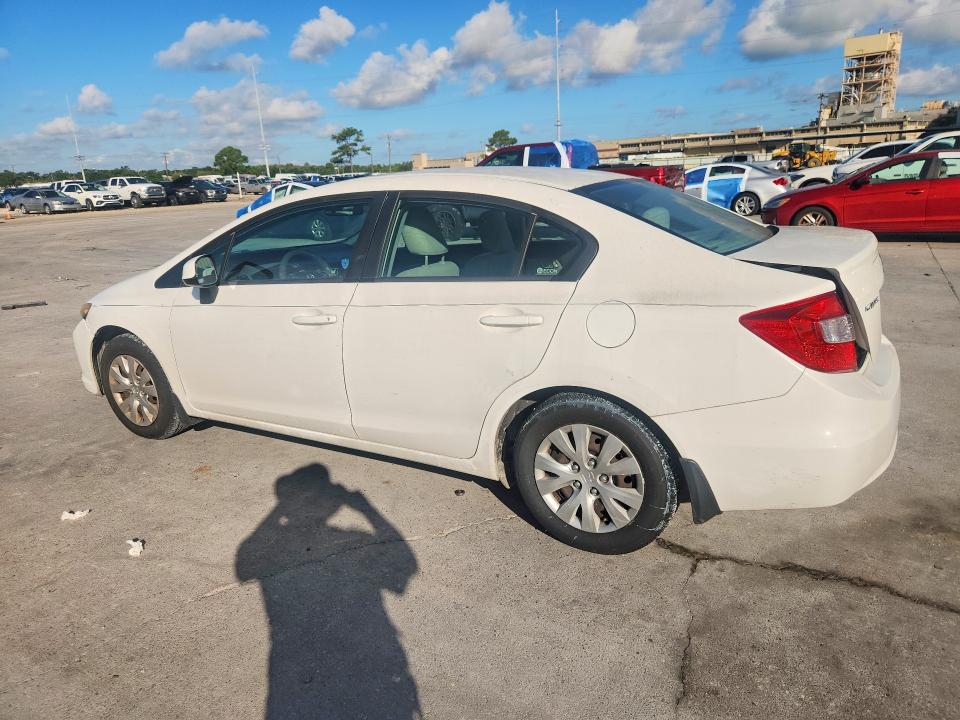 Photo 2 from auction – 2012 HONDA CIVIC with VIN 2HGFB2F50CH577860