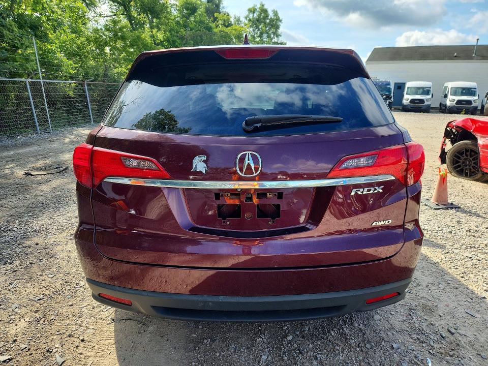 Photo 6 from auction – 2014 ACURA RDX with VIN 5J8TB4H52EL004072