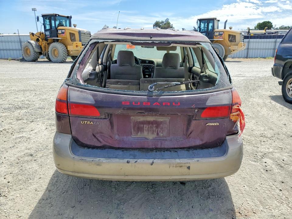 Photo 6 from auction – 2000 SUBARU LEGACY with VIN 4S3BH6653Y7638401