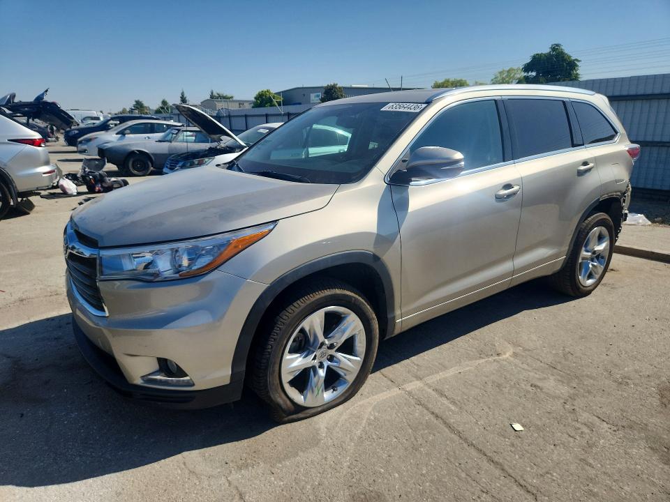 TOYOTA HIGHLANDER 2014 with VIN 5TDYKRFH3ES005888 - Photo from auction