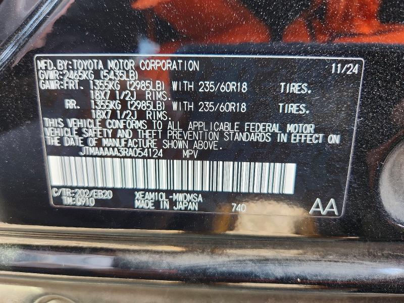 Photo 14 from auction – 2024 TOYOTA BZ4X with VIN JTMAAAAA3RA054124