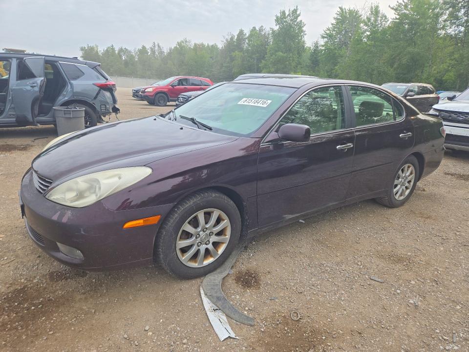 LEXUS ES 2003 with VIN JTHBF30G730100704 - Photo from auction