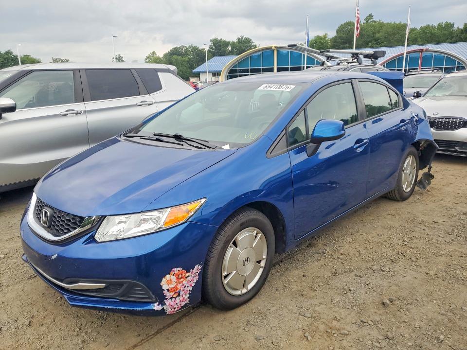HONDA CIVIC 2013 with VIN 19XFB2F55DE257509 - Photo from auction