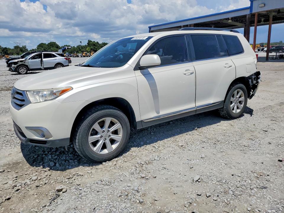 TOYOTA HIGHLANDER 2013 with VIN 5TDBK3EH6DS255144 - Photo from auction