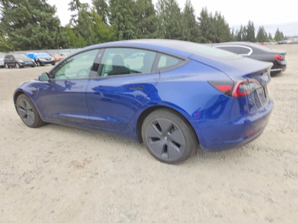 Photo 2 from auction – 2022 TESLA MODEL 3 with VIN 5YJ3E1EB8NF107823