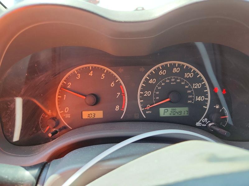 Photo 9 from auction – 2009 TOYOTA COROLLA with VIN JTDBL40E099037657