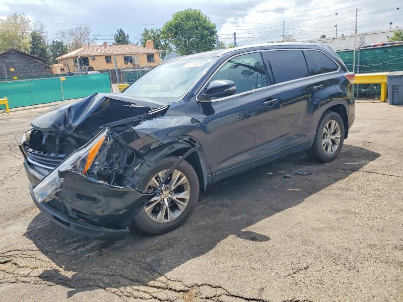 TOYOTA HIGHLANDER 2015 with VIN 5TDJKRFH1FS124400 - Photo from auction