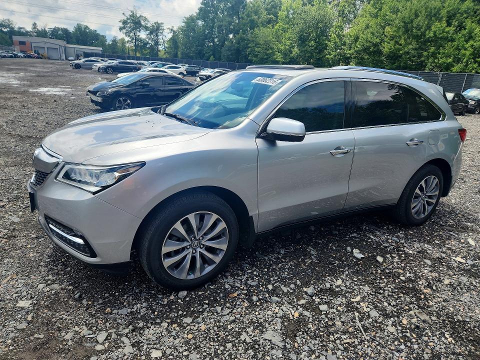 ACURA MDX 2014 with VIN 5FRYD4H48EB047158 - Photo from auction