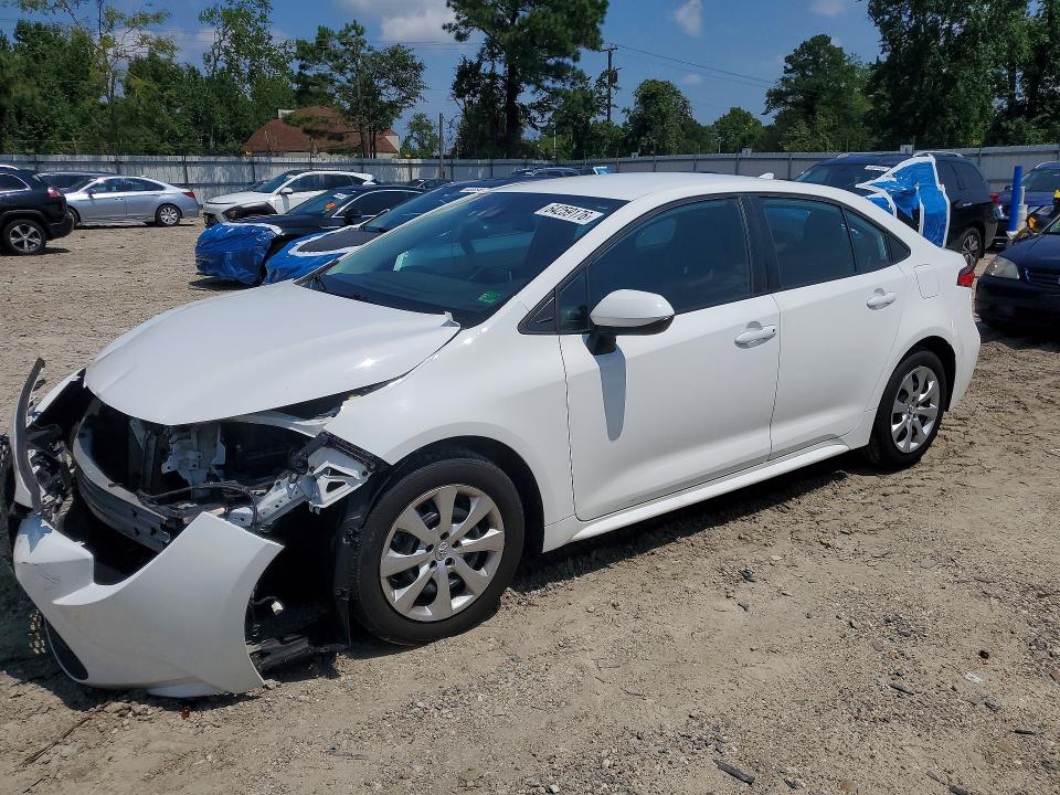 TOYOTA COROLLA 2020 with VIN 5YFEPRAE6LP076140 - Photo from auction