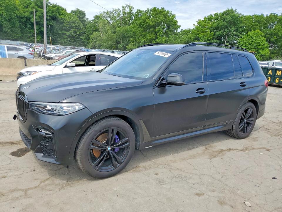 BMW X7 2021 with VIN 5UXCW2C07M9G71722 - Photo from auction