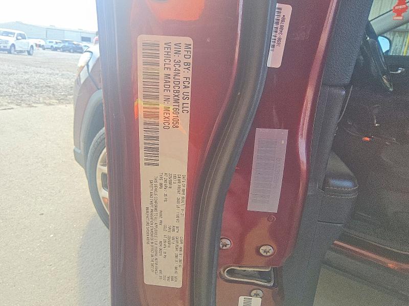Photo 14 from auction – 2021 JEEP COMPASS with VIN 3C4NJDCBXMT601058