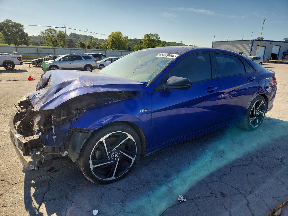 HYUNDAI ELANTRA 2023 with VIN KMHLR4AF3PU476044 - Photo from auction