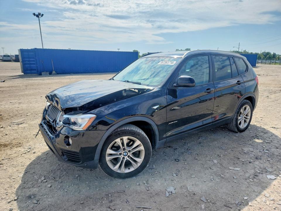 BMW X3 2017 with VIN 5UXWX7C34H0U43752 - Photo from auction