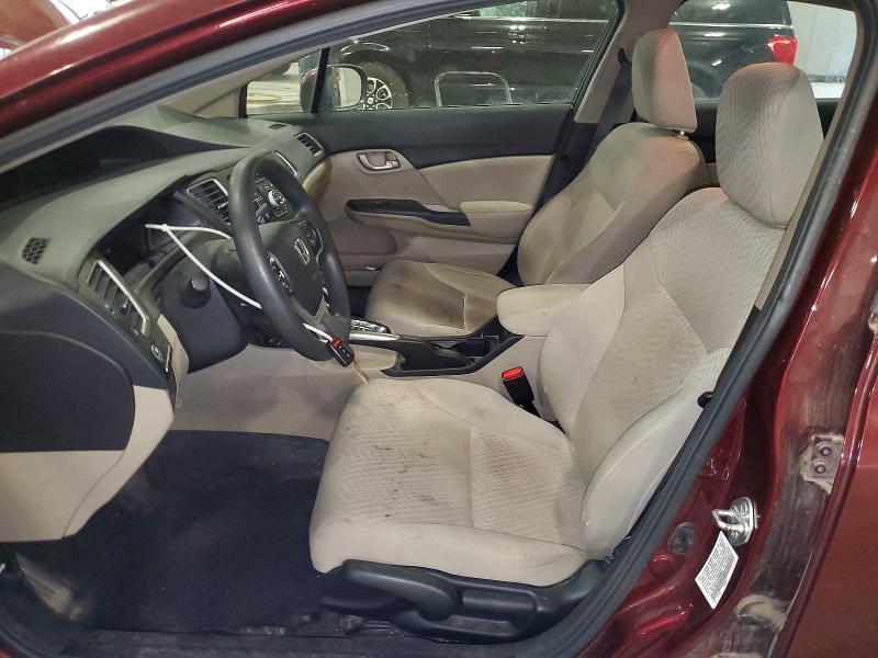 Photo 7 from auction – 2014 HONDA CIVIC with VIN 19XFB2F57EE009683