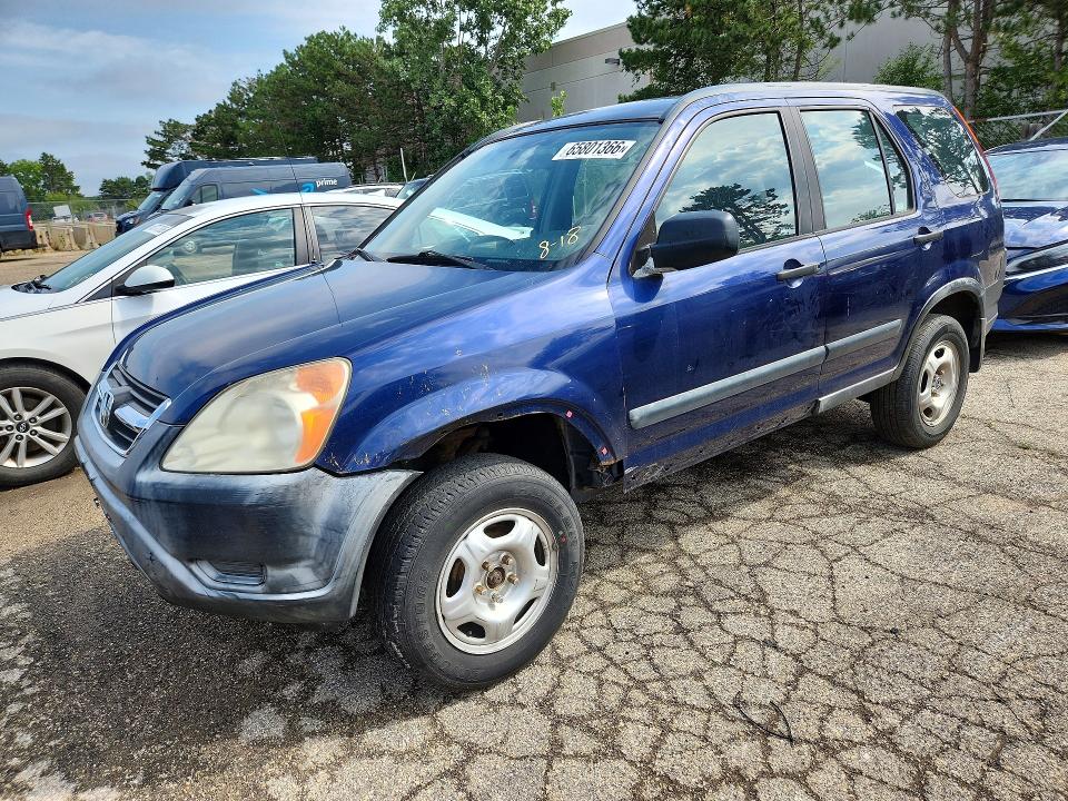 HONDA CR-V 2003 with VIN JHLRD68463C016621 - Photo from auction