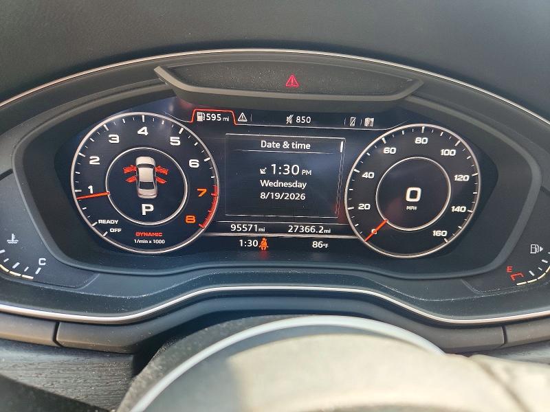 Photo 9 from auction – 2018 AUDI A4 with VIN WAUENAF43JA032117