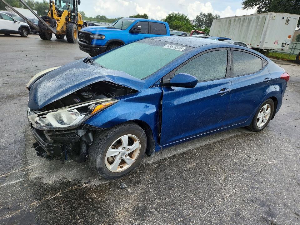 HYUNDAI ELANTRA 2015 with VIN KMHDH4AE2FU252597 - Photo from auction