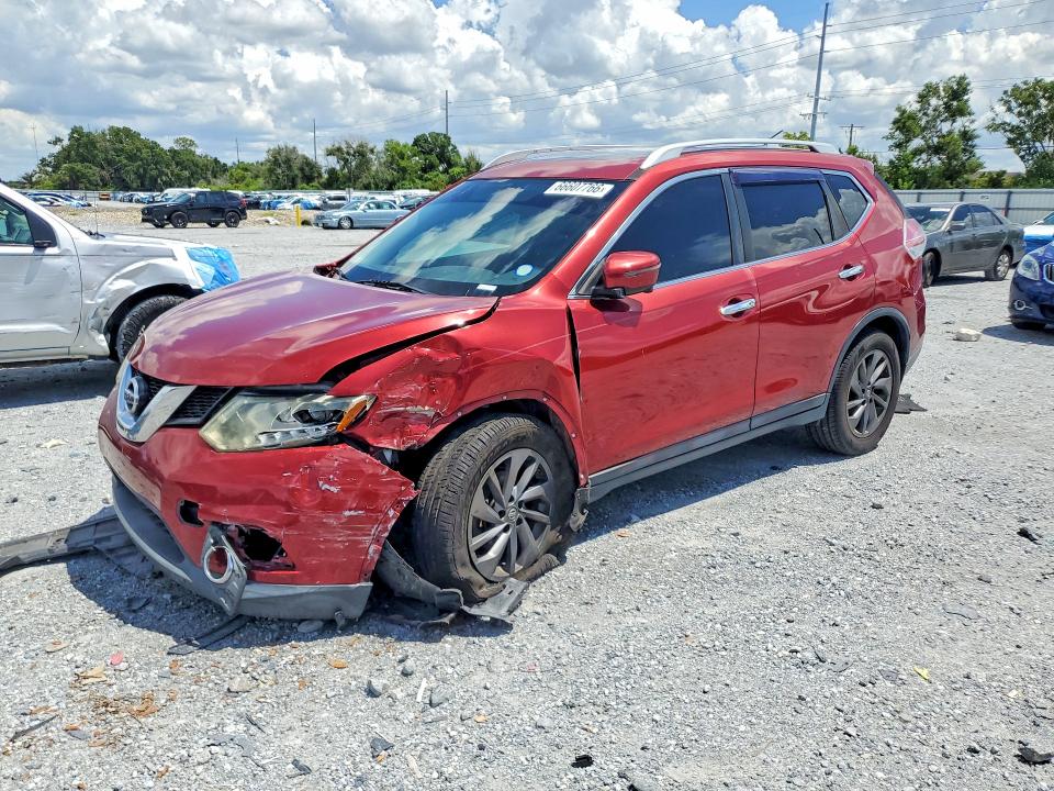 NISSAN ROGUE 2016 with VIN 5N1AT2MT5GC763549 - Photo from auction