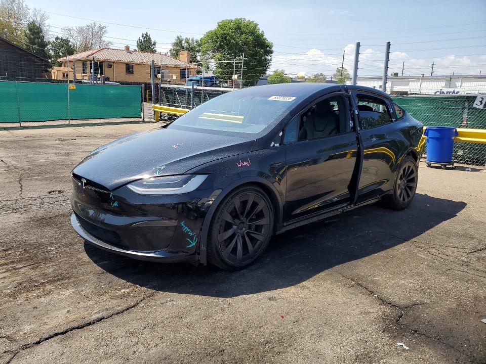 TESLA MODEL X 2022 with VIN 7SAXCDE52NF342210 - Photo from auction
