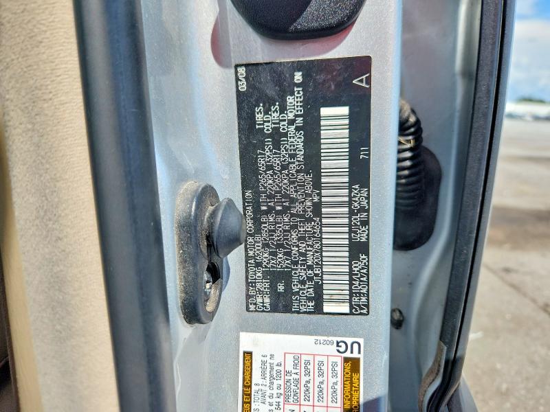 Photo 14 from auction – 2008 LEXUS GX with VIN JTJBT20X780164654