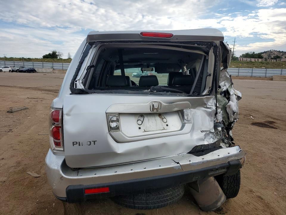 Photo 6 from auction – 2006 HONDA PILOT with VIN 2HKYF18586H531689