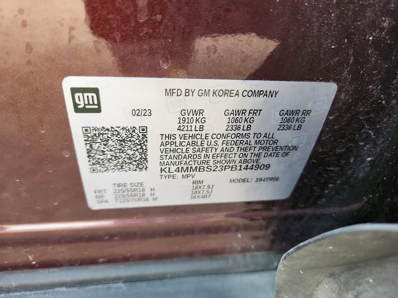 Photo 14 from auction – 2023 BUICK ENCORE GX with VIN KL4MMBS23PB144909