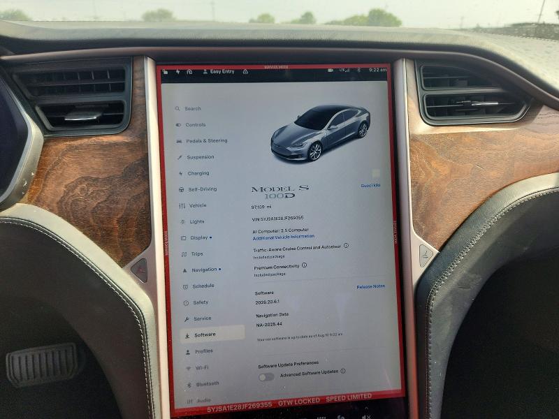 Photo 9 from auction – 2018 TESLA MODEL S with VIN 5YJSA1E28JF269355