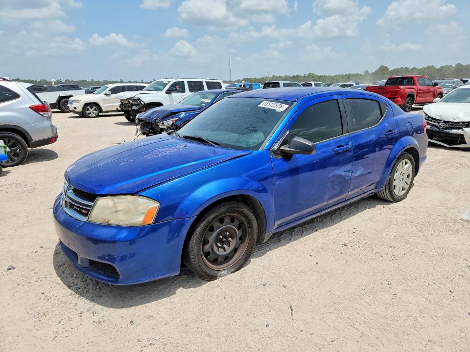 DODGE AVENGER 2014 with VIN 1C3CDZAG4EN166750 - Photo from auction