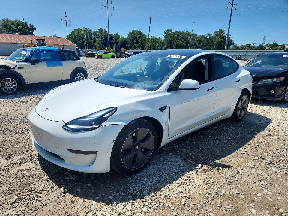 TESLA MODEL 3 2021 with VIN 5YJ3E1EA0MF062821 - Photo from auction