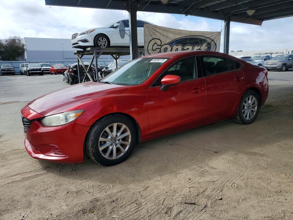 MAZDA 6 2015 with VIN JM1GJ1U5XF1220398 - Photo from auction