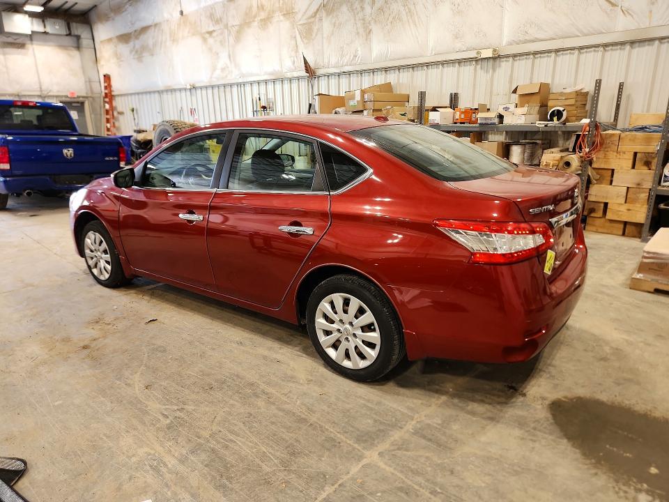 Photo 2 from auction – 2015 NISSAN SENTRA with VIN 3N1AB7AP4FL643100