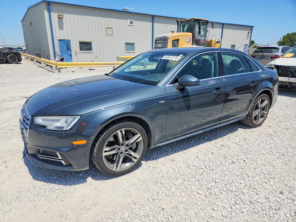 AUDI A4 2017 with VIN WAUENAF48HN034416 - Photo from auction