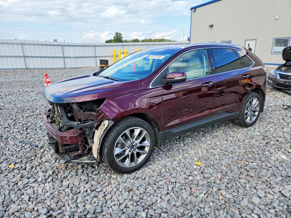 FORD EDGE 2018 with VIN 2FMPK4K91JBB71038 - Photo from auction