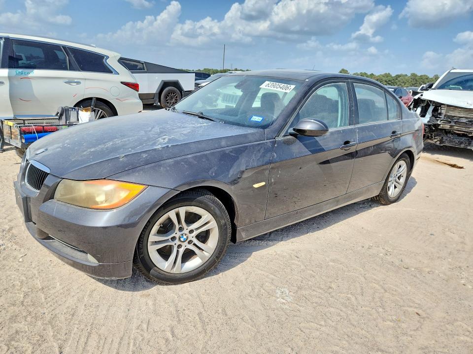 BMW 328 2008 with VIN WBAVA37518NL56846 - Photo from auction