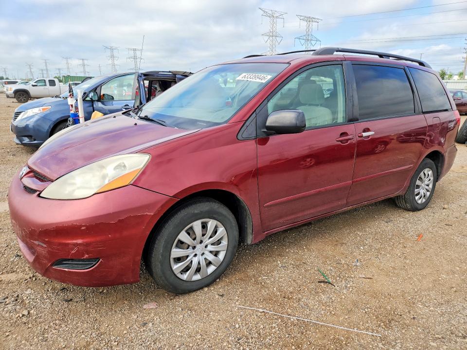 TOYOTA SIENNA 2008 with VIN 5TDZK23C98S145016 - Photo from auction