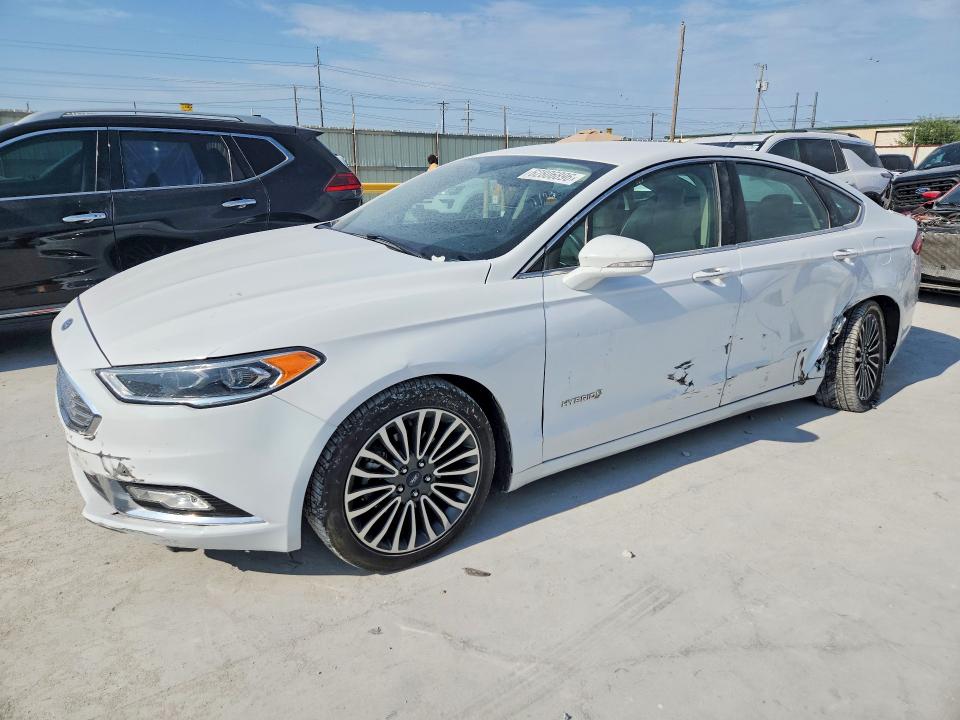 FORD FUSION 2018 with VIN 3FA6P0RU7JR147323 - Photo from auction