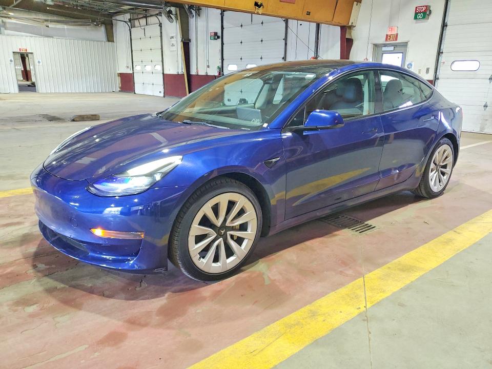 TESLA MODEL 3 2022 with VIN 5YJ3E1EA4NF369541 - Photo from auction