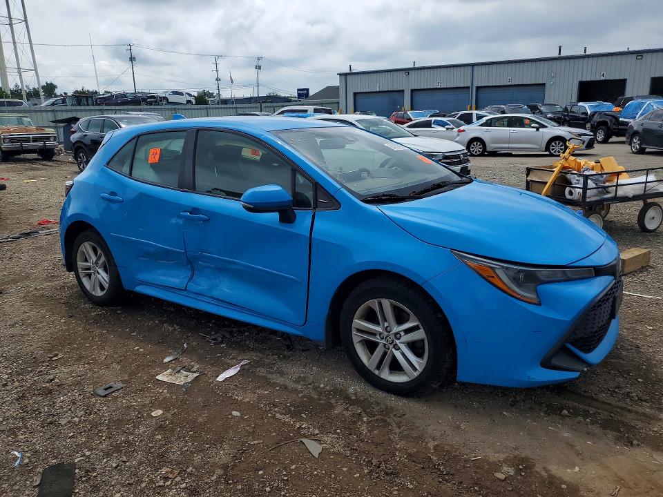 Photo 4 from auction – 2021 TOYOTA COROLLA HATCHBACK with VIN JTNB4MBE7M3110041