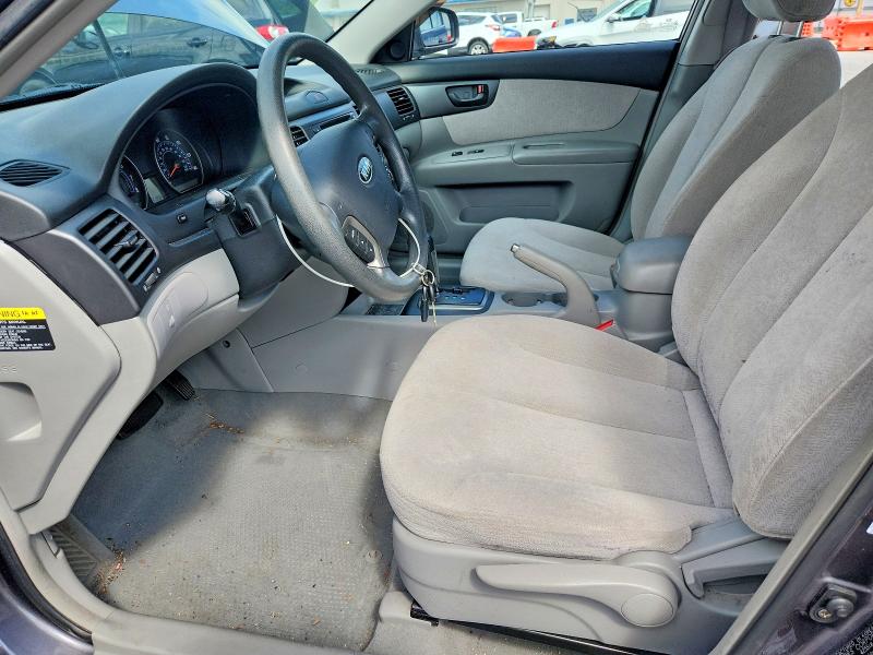 Photo 7 from auction – 2007 KIA OPTIMA with VIN KNAGE123275110782
