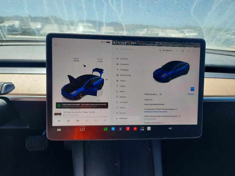 Photo 9 from auction – 2023 TESLA MODEL 3 with VIN 5YJ3E1EA8PF642466