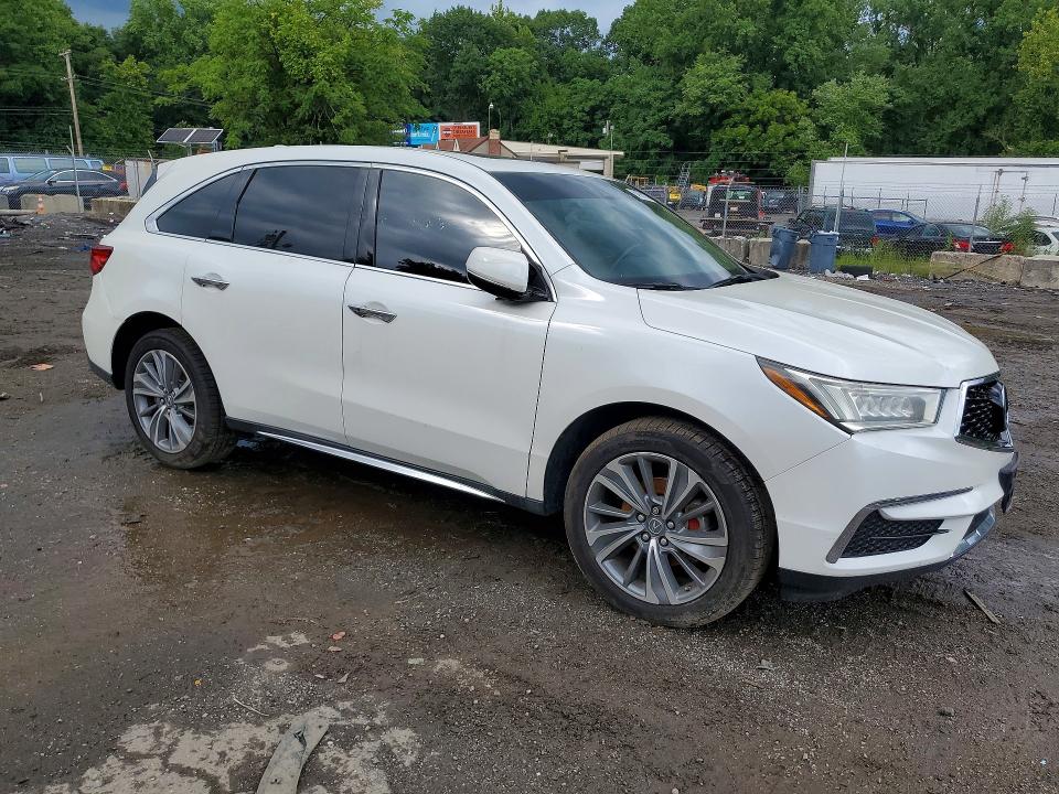Photo 4 from auction – 2017 ACURA MDX with VIN 5FRYD4H59HB007278
