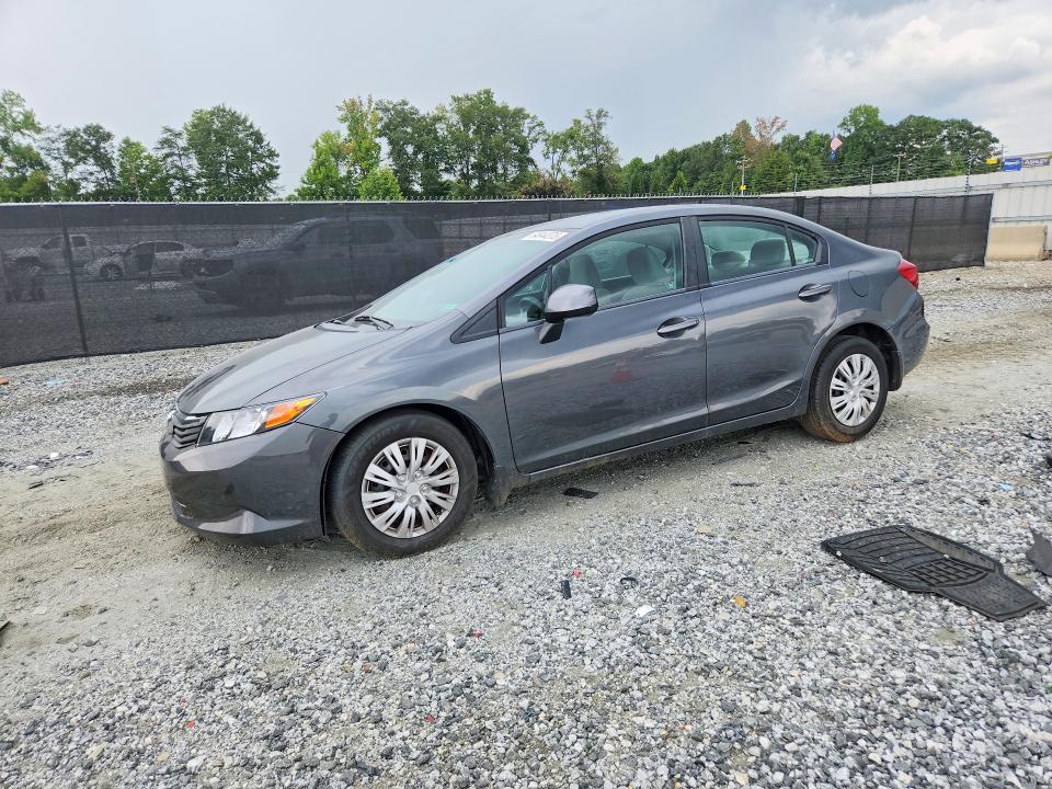 HONDA CIVIC 2012 with VIN 2HGFB2F56CH317625 - Photo from auction