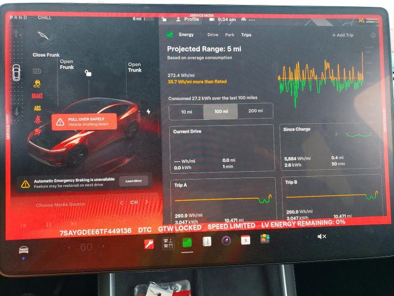 Photo 9 from auction – 2026 TESLA MODEL Y with VIN 7SAYGDEE6TF449136