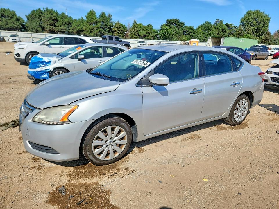 Photo 1 from auction – 2013 NISSAN SENTRA with VIN 3N1AB7APXDL699569
